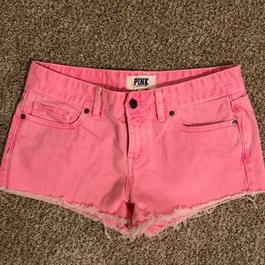 Pink VICTORIA SECRET Jean Shorts